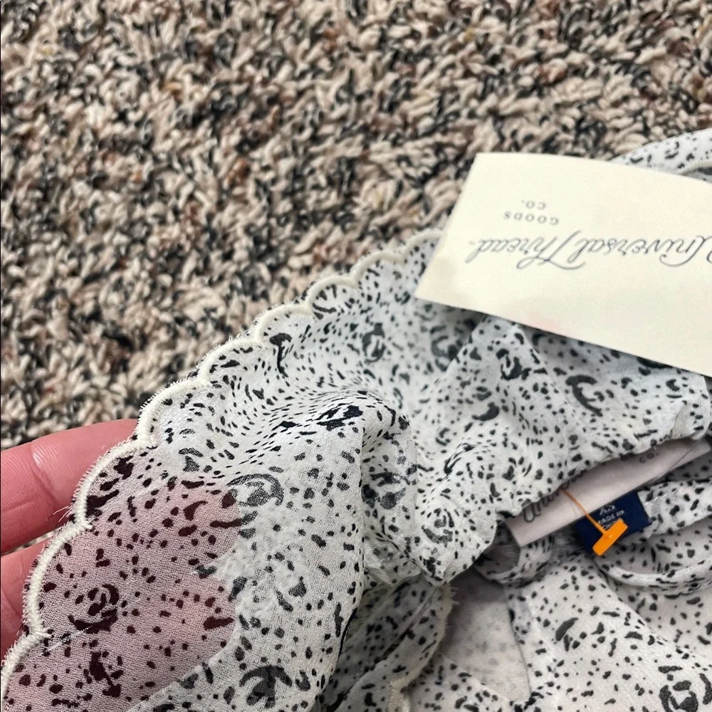 Universal Thread Bohemian Ruffled Long Sleeved Smock Blouse Var Sizes | NWT - Picture 5 of 8